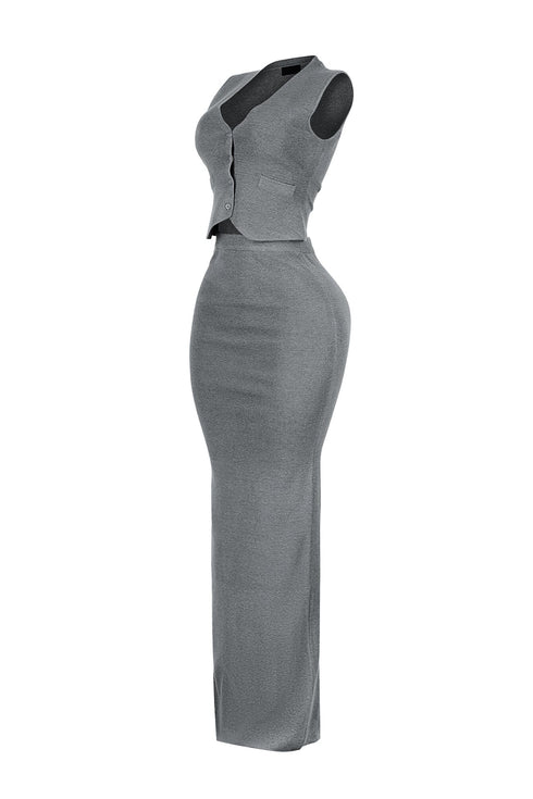 Douce Sweater Top & Skirt SET